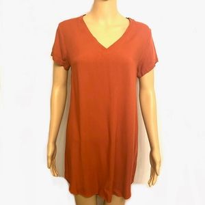 Dark Orange Cloth & Stone Dress